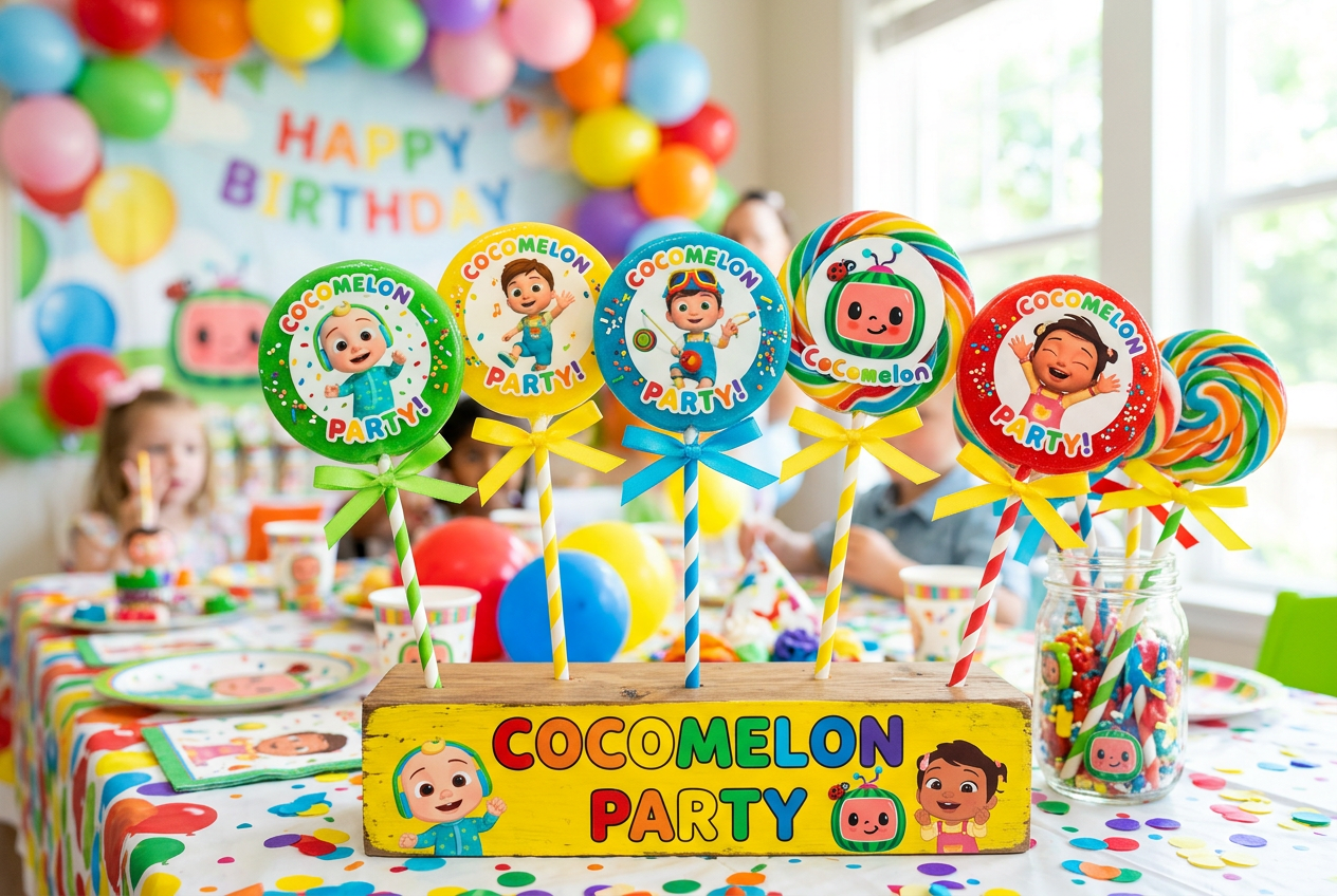 cocomelon lollipops
